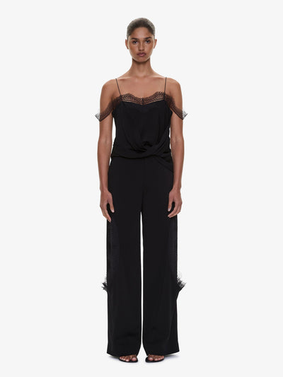 Miro Split Lace Draped Cami