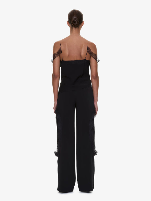 Miro Split Lace Draped Cami