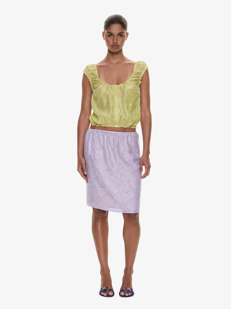 Light Leak Jacquard Zip Up Top - Image 5