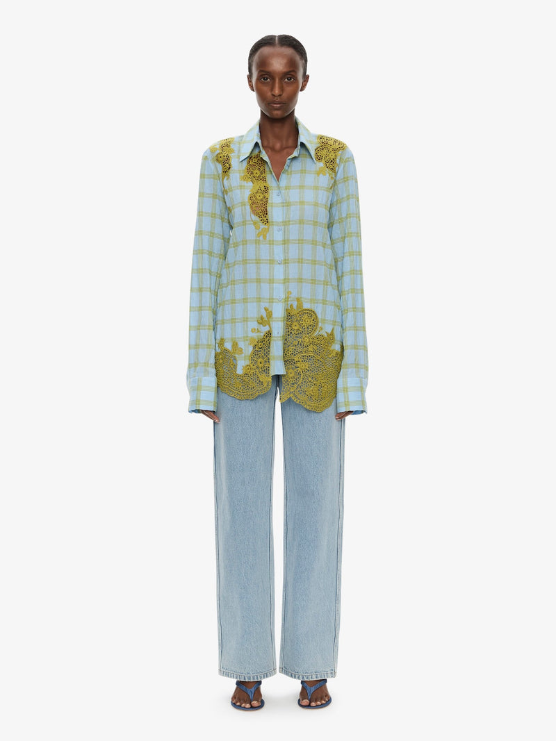 Maya Embroidered Handkerchief Shirt - Image 2