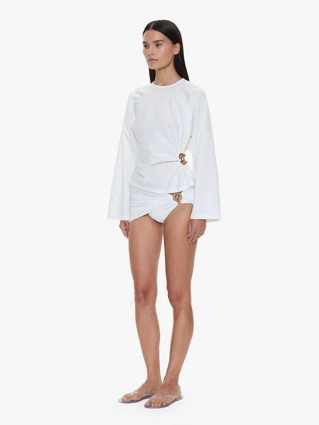 Orbit Ruched Magyar Top