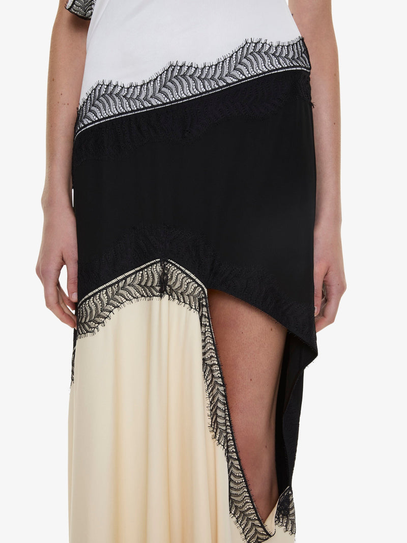 Keira Split Lace One Shoulder Cutaway Dress - Image 4