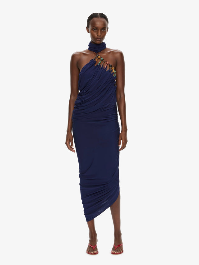 Tropique Droplet Halter Dress