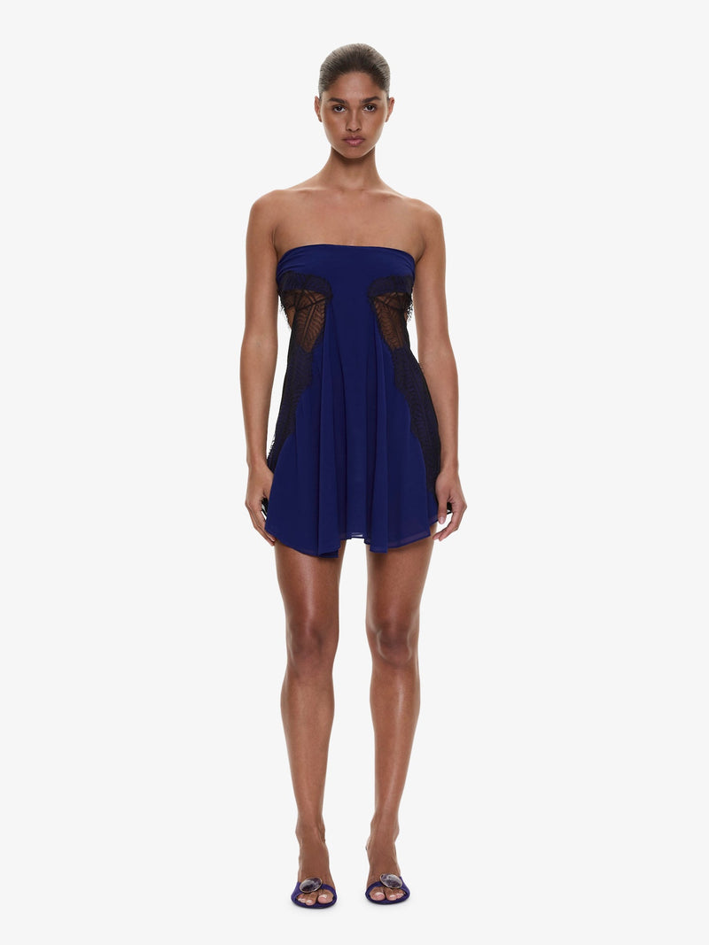 Aira Strapless Lace Mini Dress - Image 1