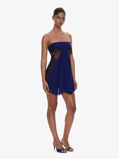 Aira Strapless Lace Mini Dress