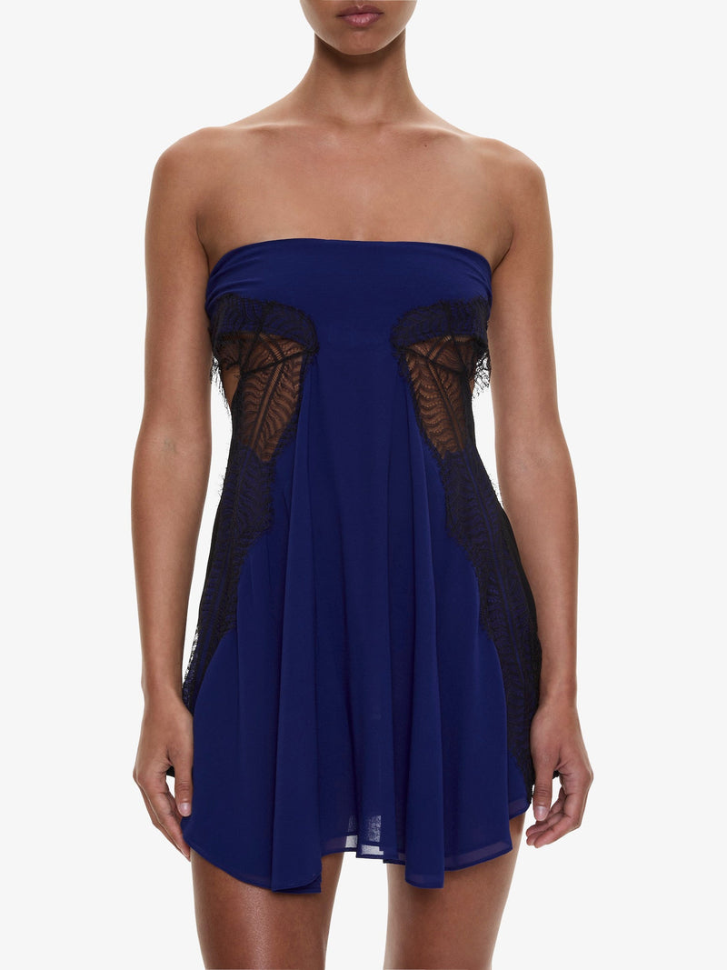 Aira Strapless Lace Mini Dress - Image 3