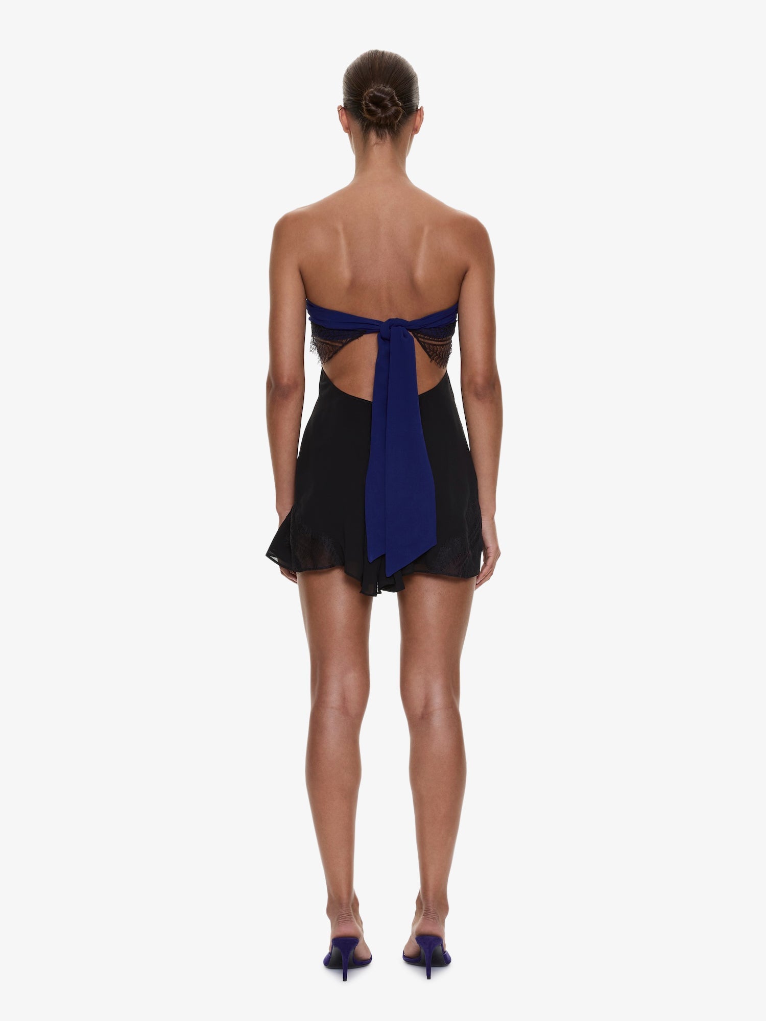 Aira Strapless Lace Mini Dress