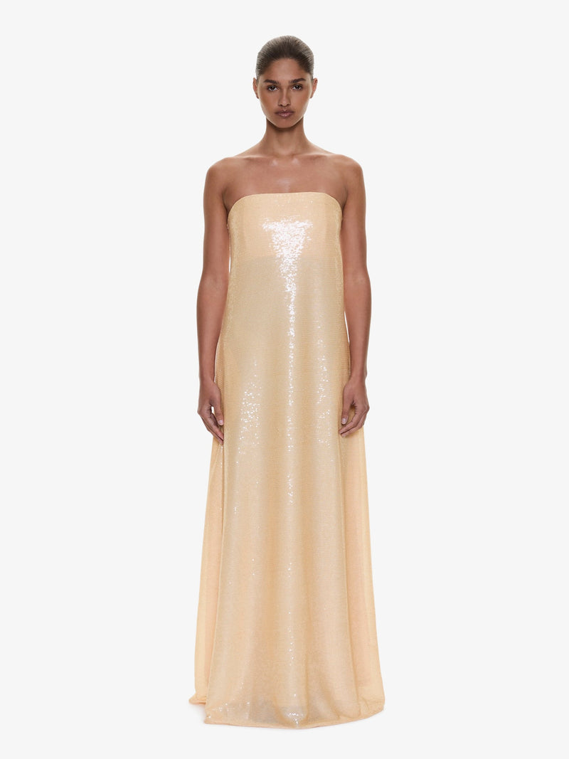 Opaline Sequin Strapless Gown - Image 1