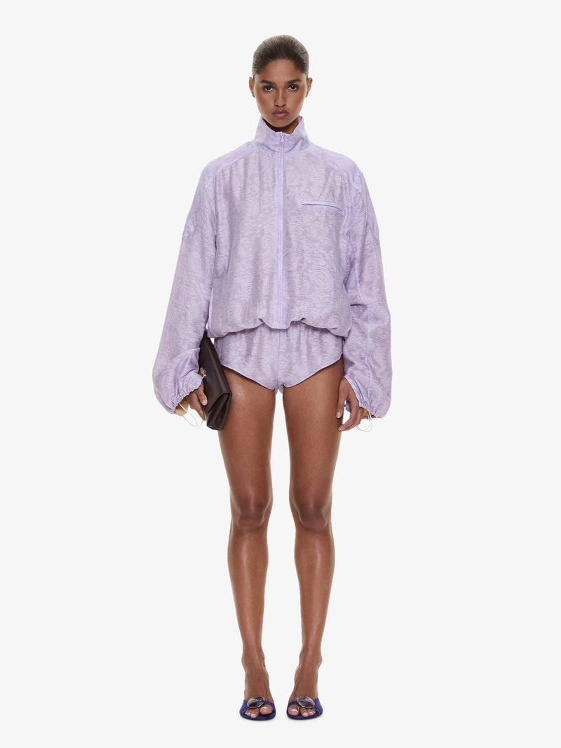 Light Leak Jacquard Zipped One Piece - Image 1