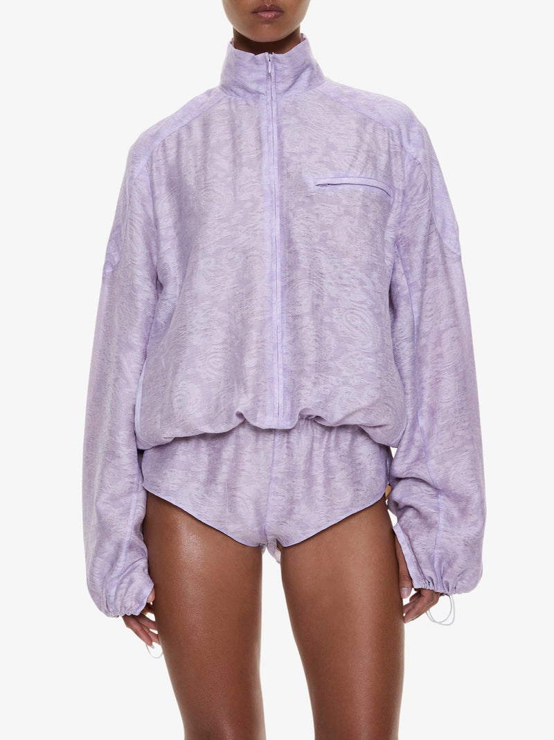 Light Leak Jacquard Zipped One Piece - Image 5