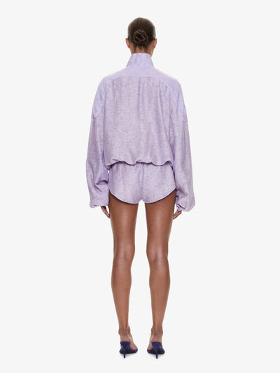 Light Leak Jacquard Zipped One Piece