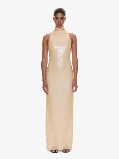 Opaline Sequin Tank Gown
