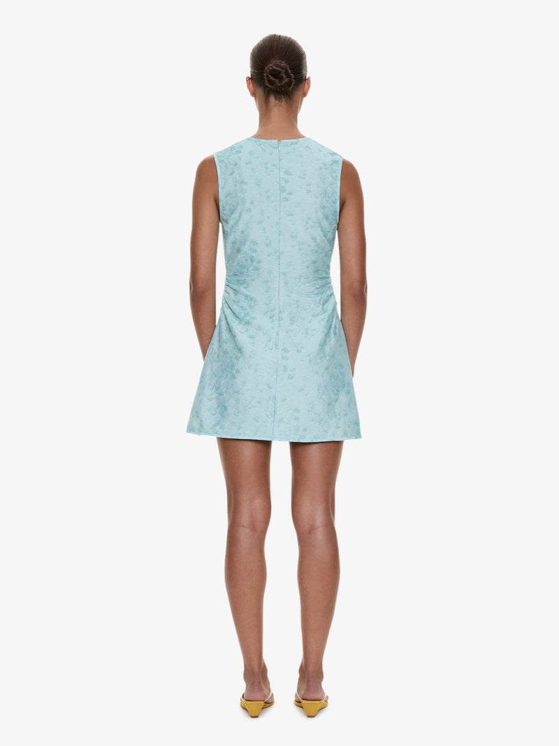 Light Leak Jacquard Loophole Mini Dress - Image 4