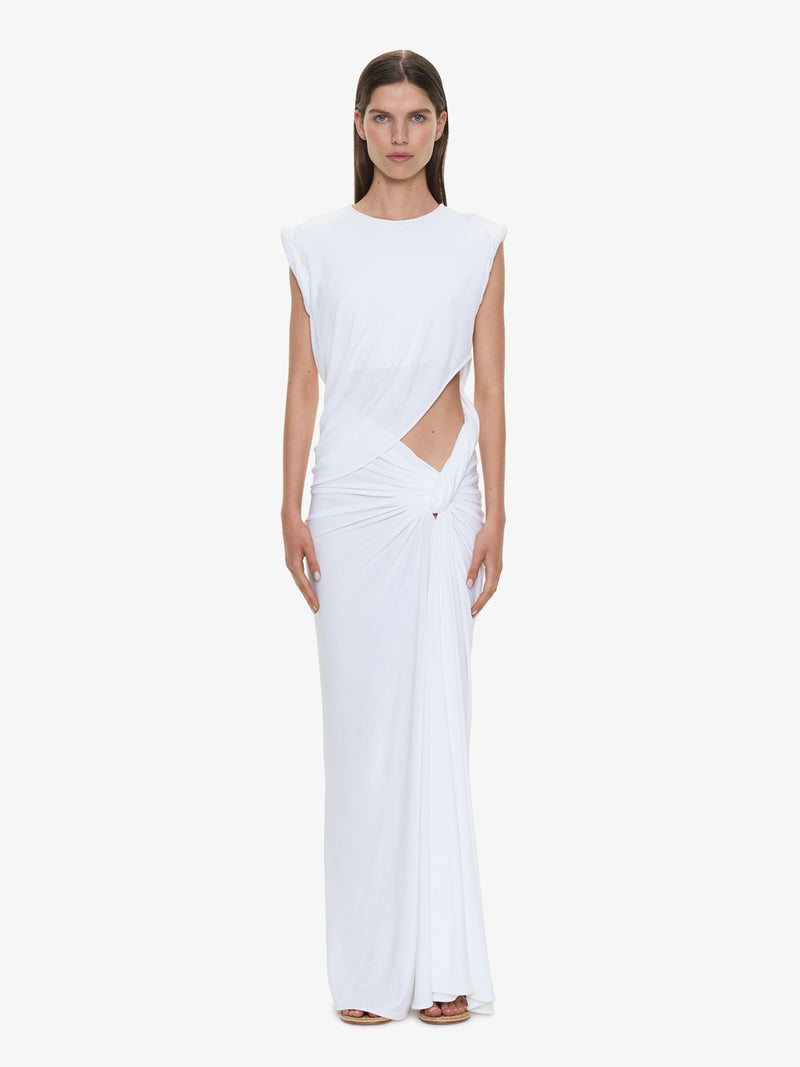 Twisted Lever Rolled Up Tee Dress - Image 1
