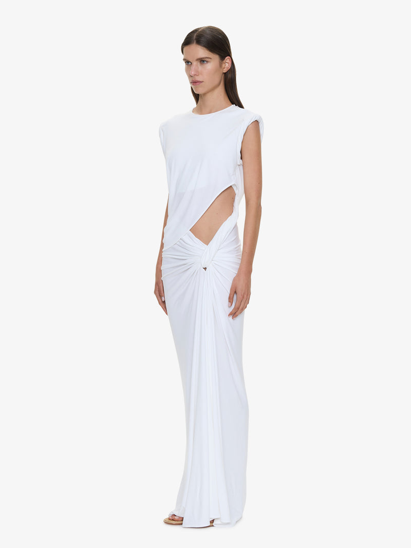 Twisted Lever Rolled Up Tee Dress - Image 2