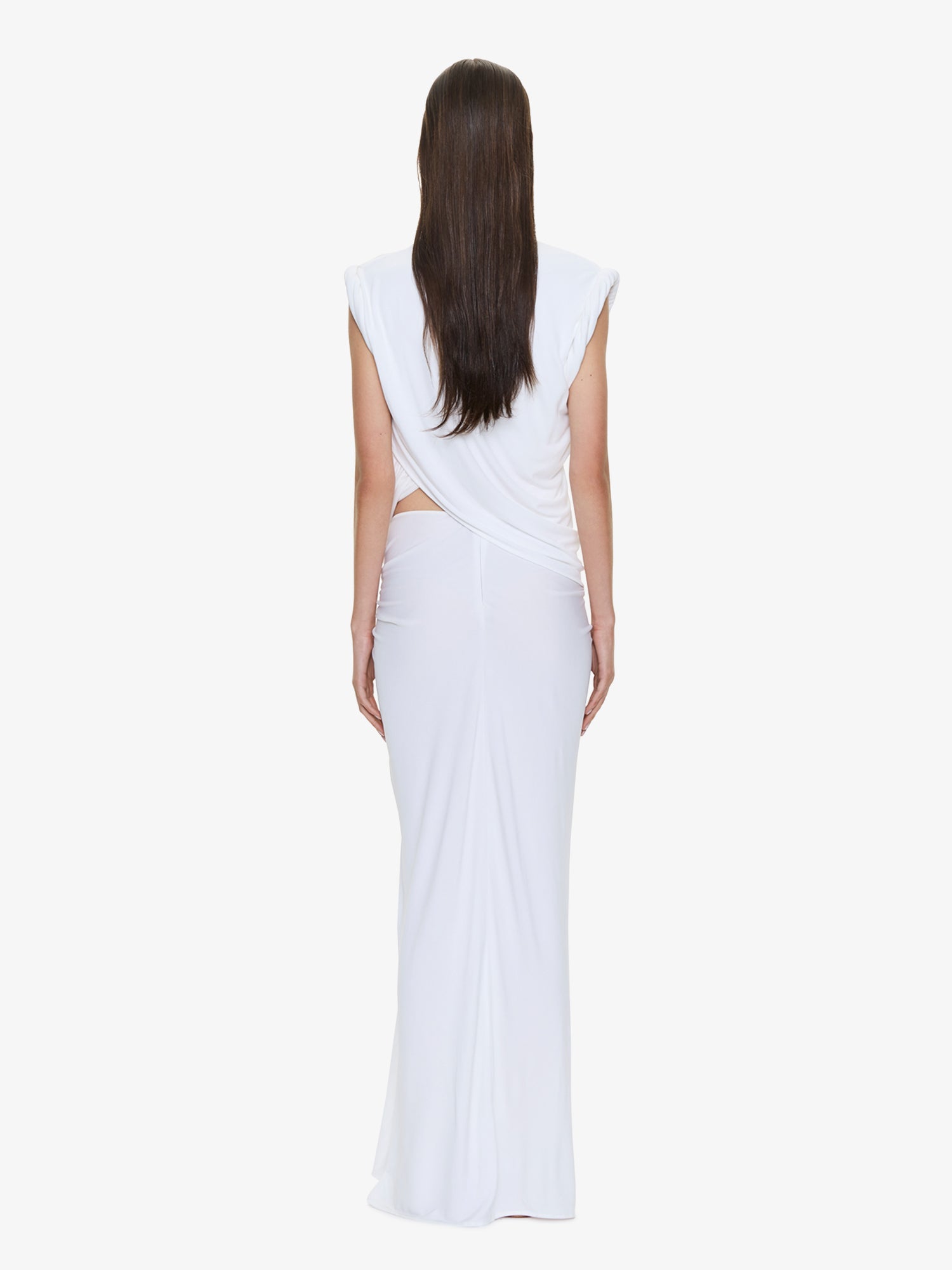 Twisted Lever Rolled Up Tee Dress
