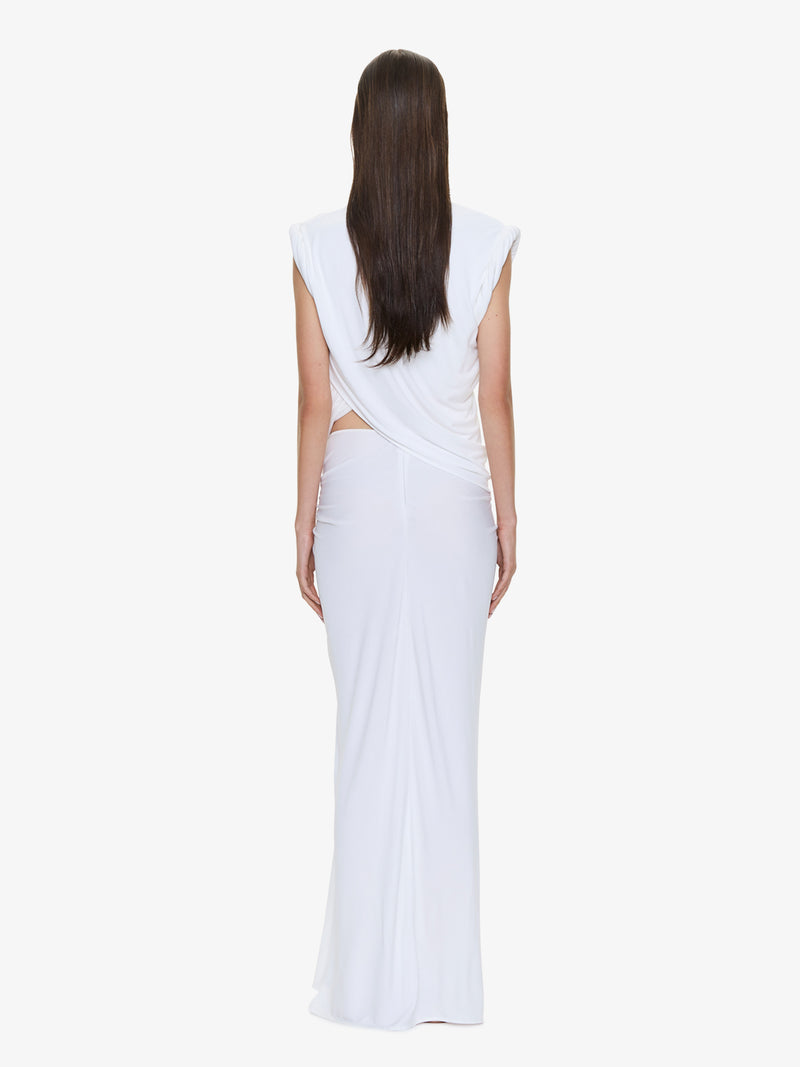 Twisted Lever Rolled Up Tee Dress - Image 4