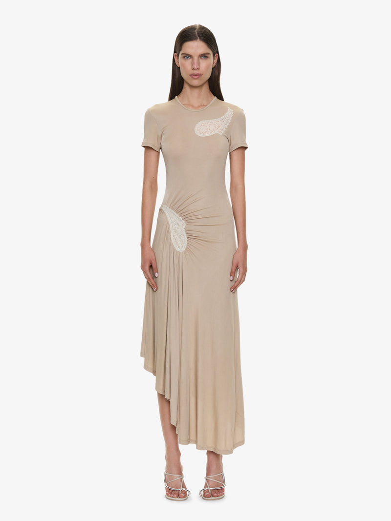 Paisley Lace Rib Tee Dress - Image 5