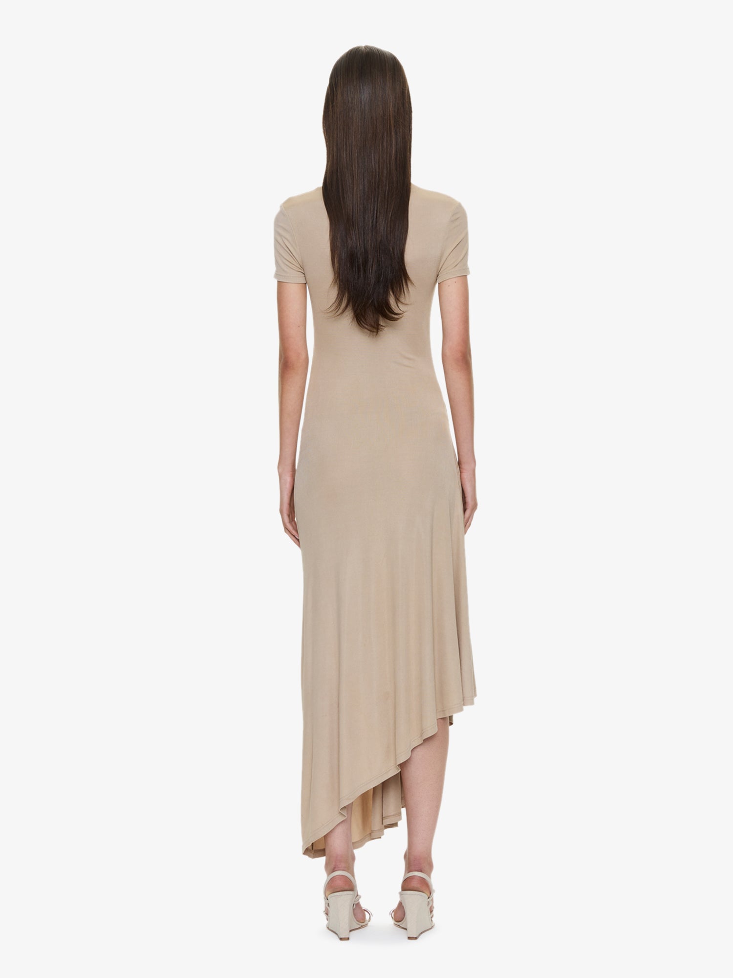 Paisley Lace Rib Tee Dress