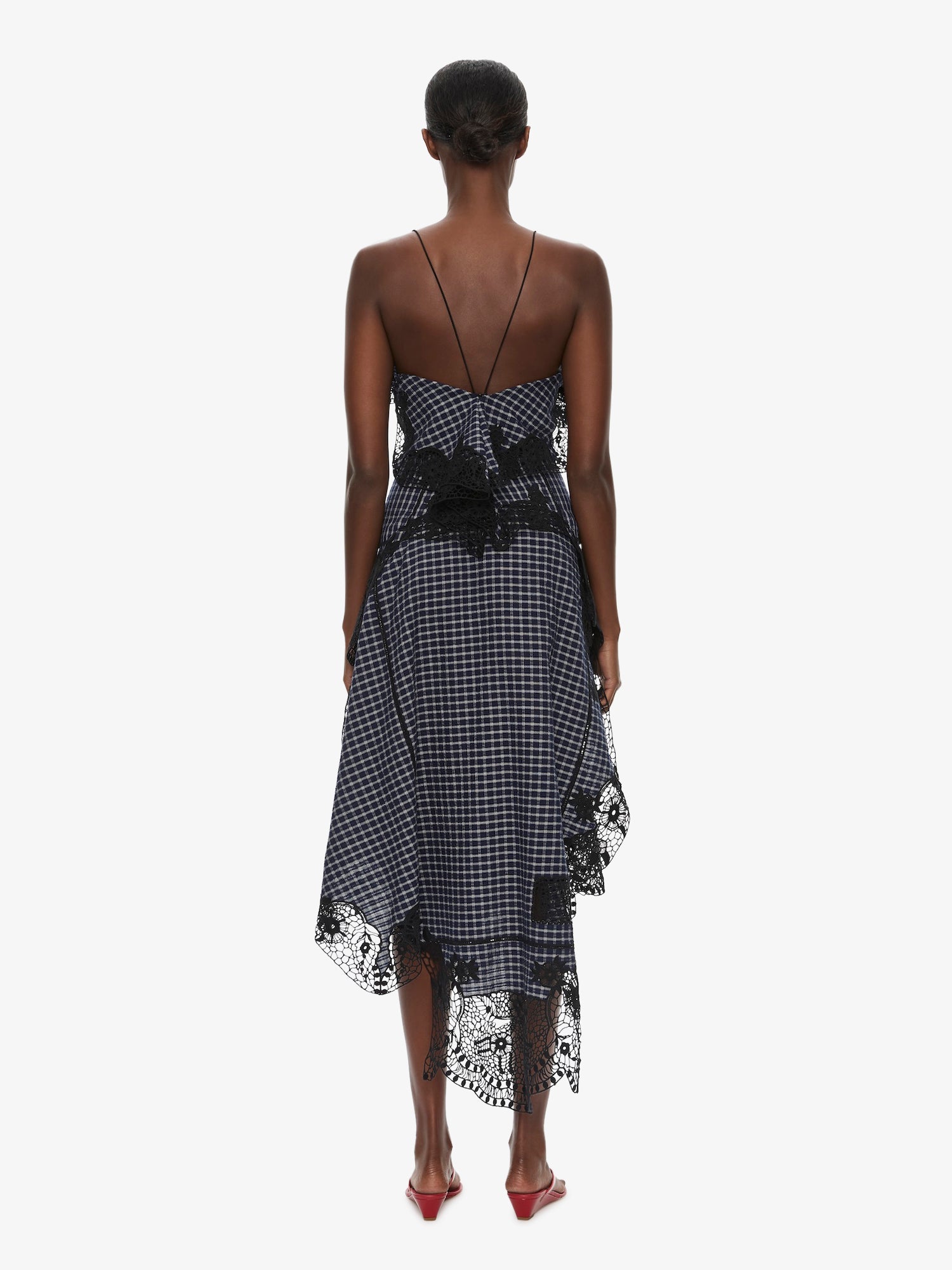 Embroidered Handkerchief Envelope Cami Dress