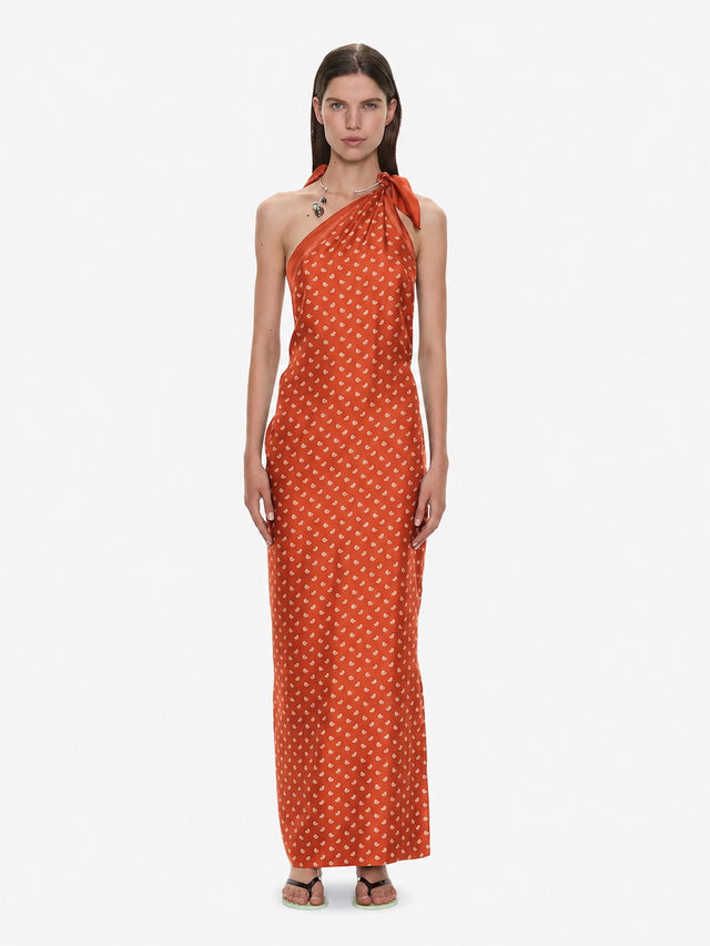 Bandana Scarf Tie Dress