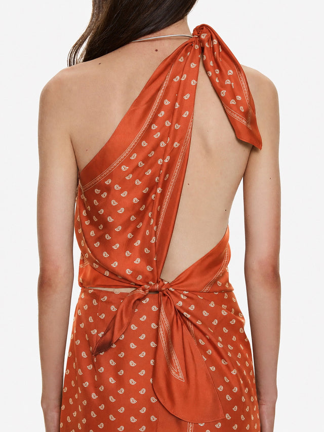 Bandana Scarf Tie Dress