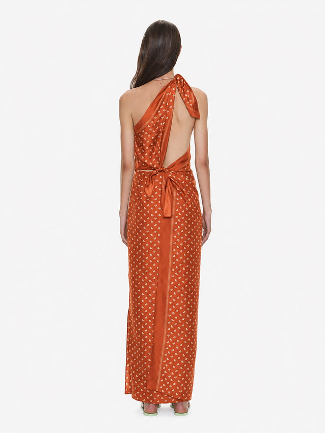 Bandana Scarf Tie Dress