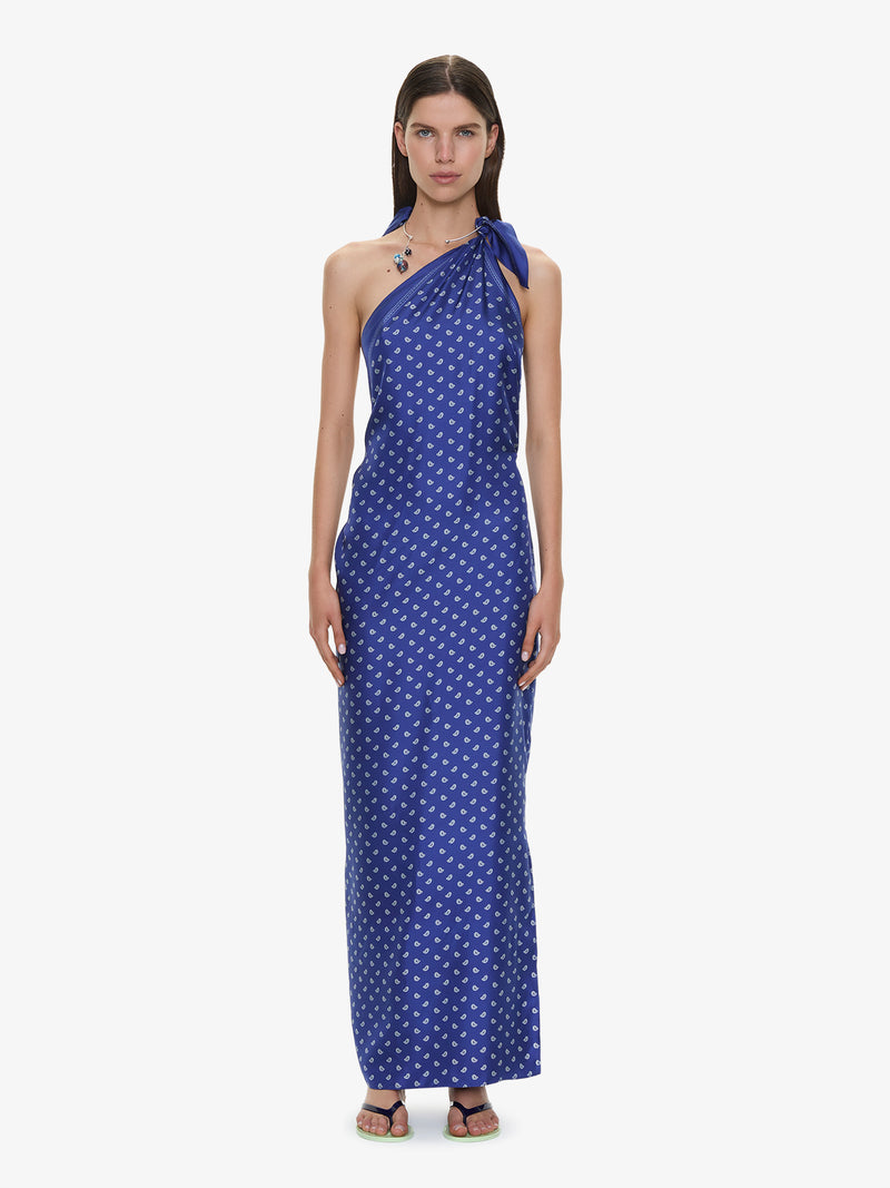 Bandana Scarf Tie Dress - Image 1
