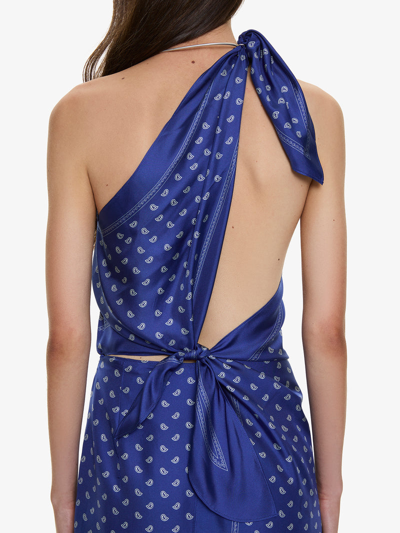 Bandana Scarf Tie Dress - Image 4