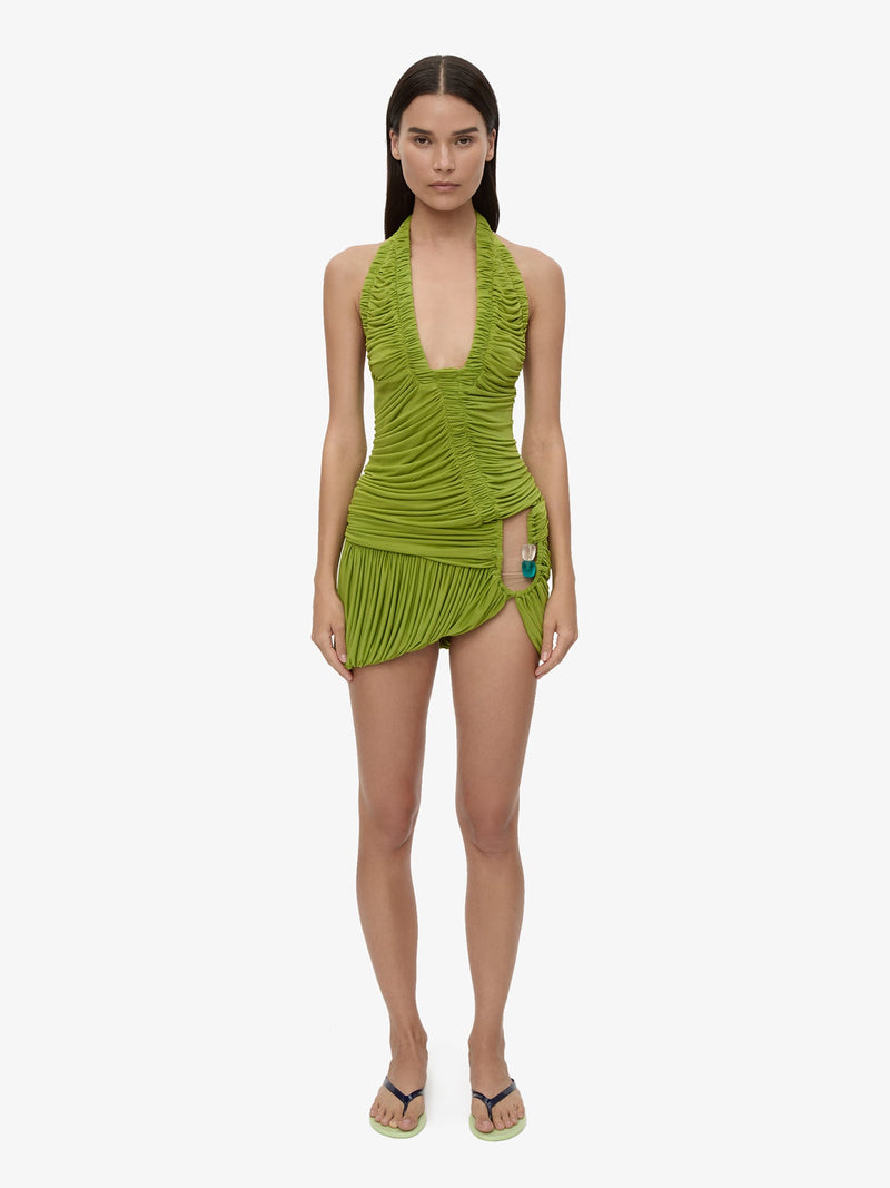 Beach Glass Bubble Mini Dress - Image 1