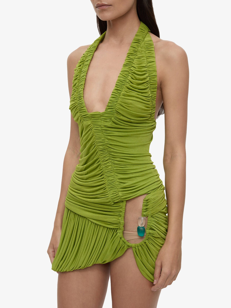 Beach Glass Bubble Mini Dress - Image 3