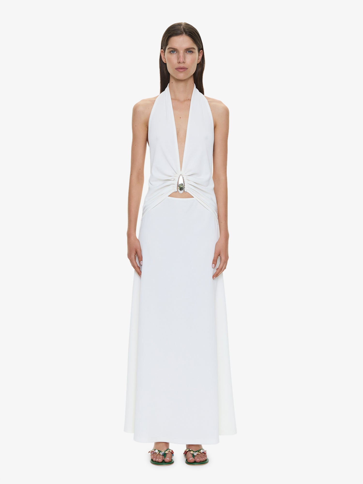Crystal Pendant Tank Dress