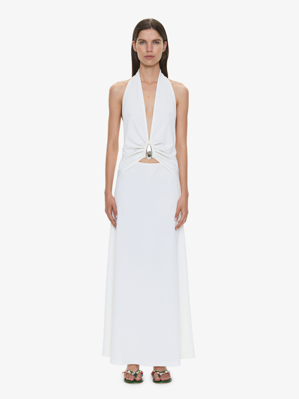 Crystal Pendant Tank Dress