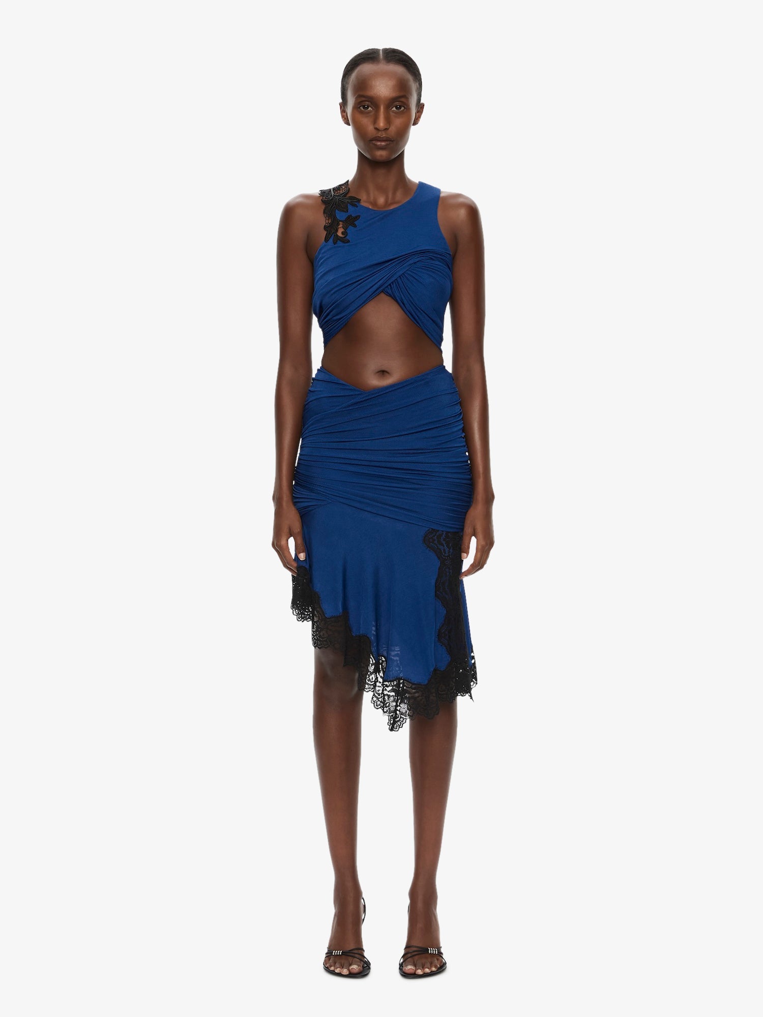 Incline Gathered Skirt