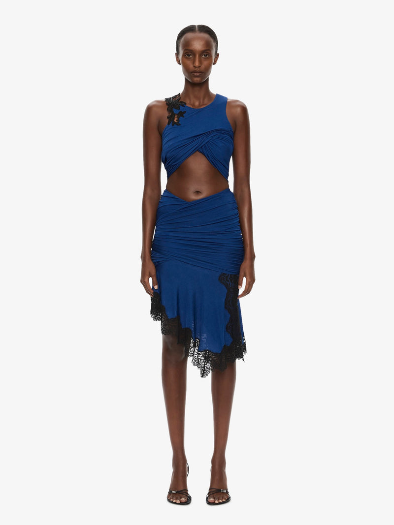 Incline Gathered Skirt - Image 1