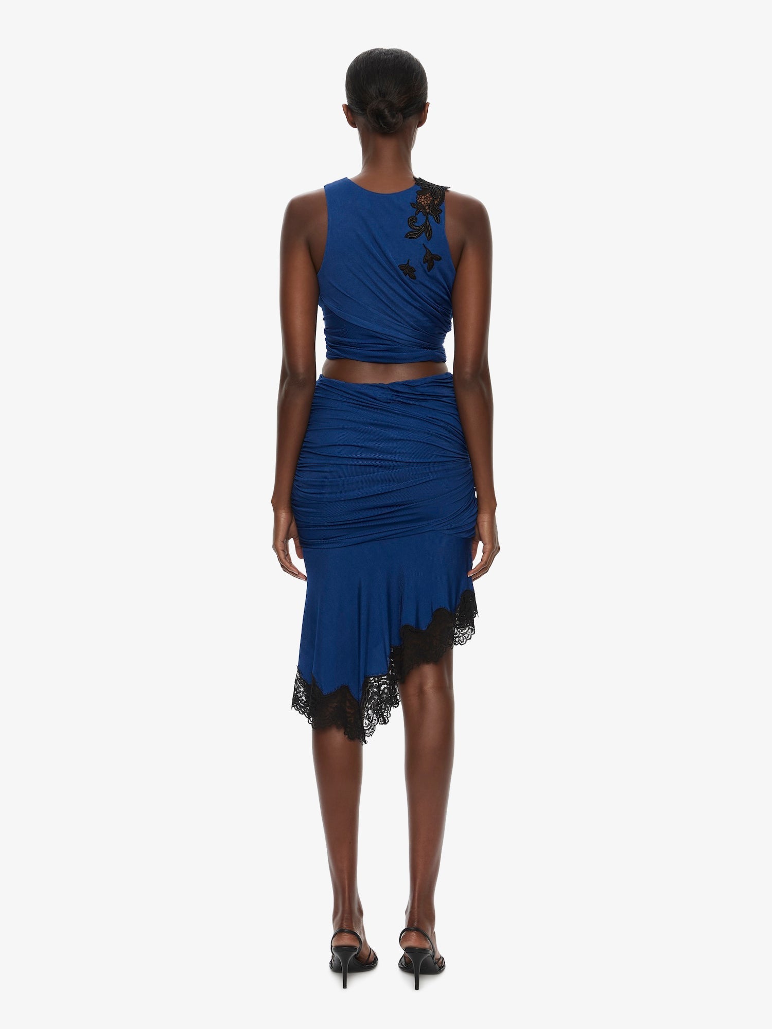 Incline Gathered Skirt