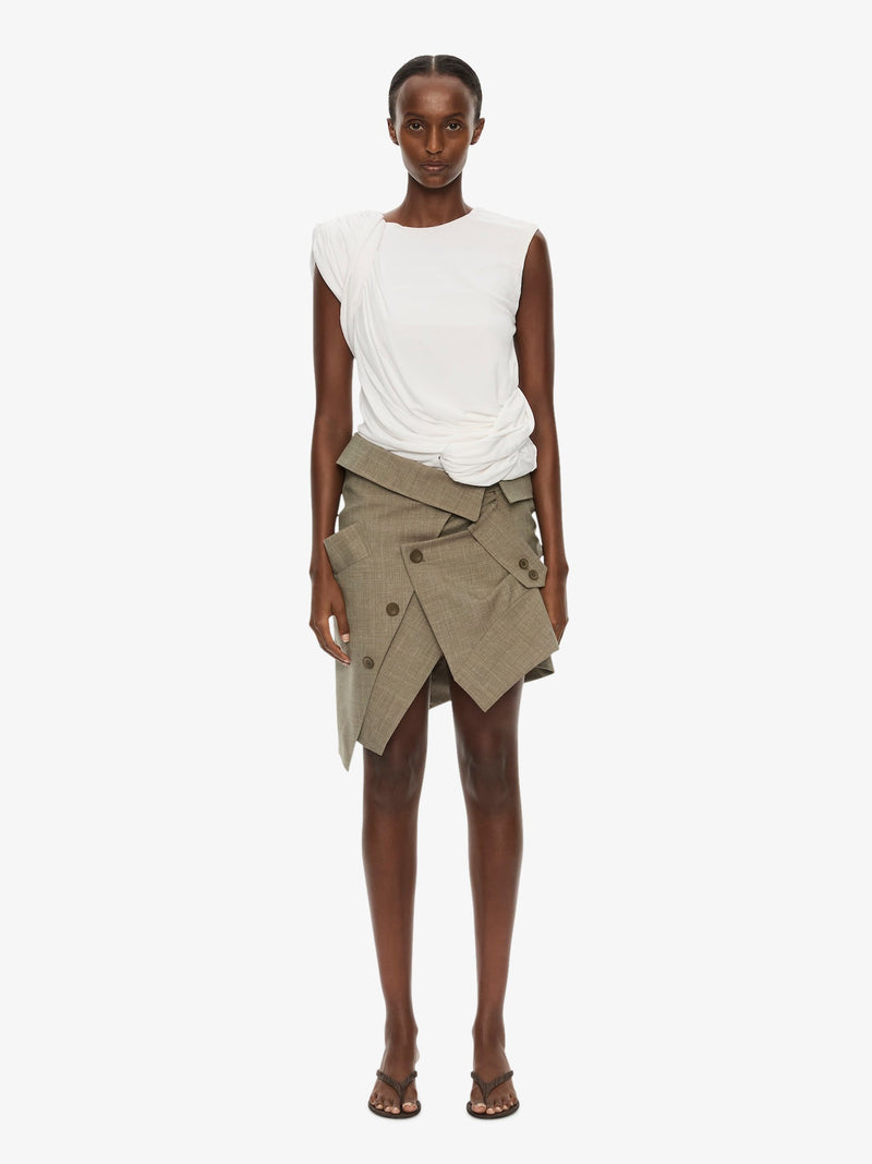 Banyan Deconstructed Trench Skirt - Image 1