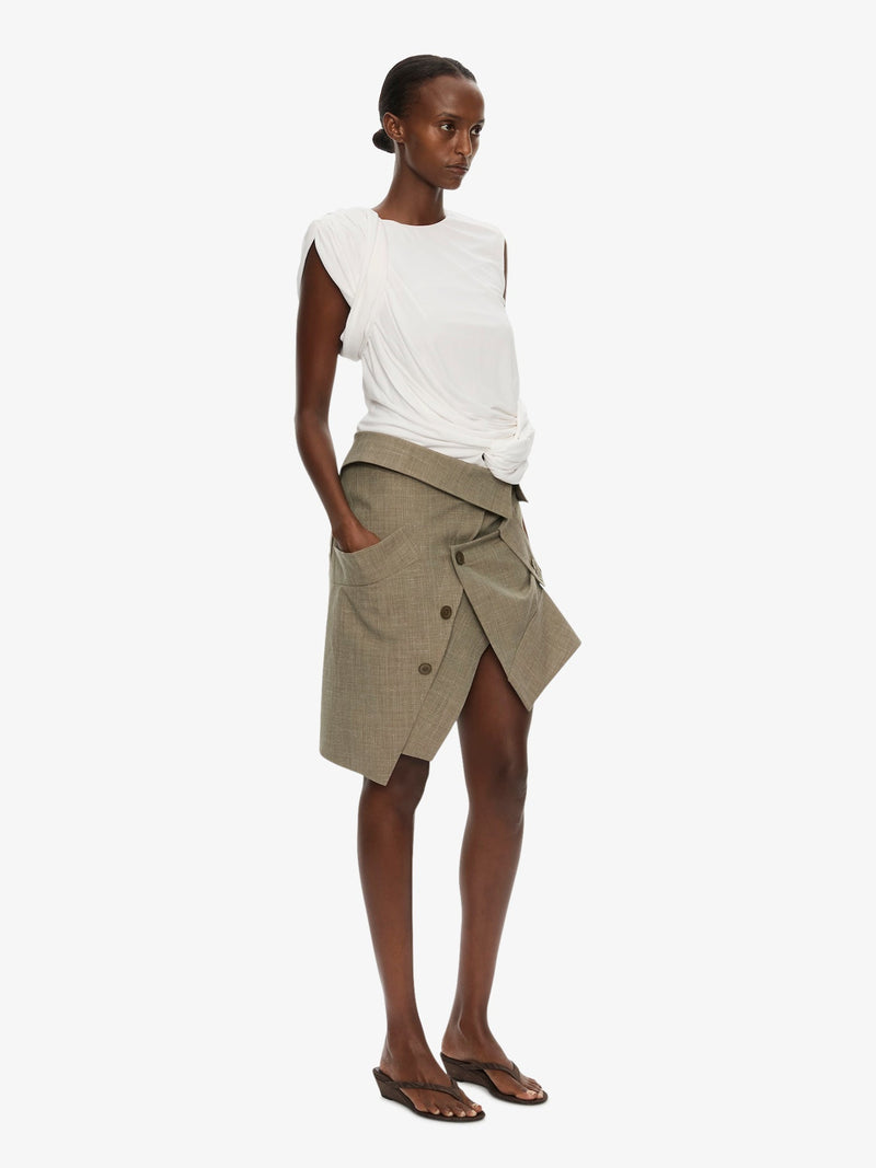 Banyan Deconstructed Trench Skirt - Image 2