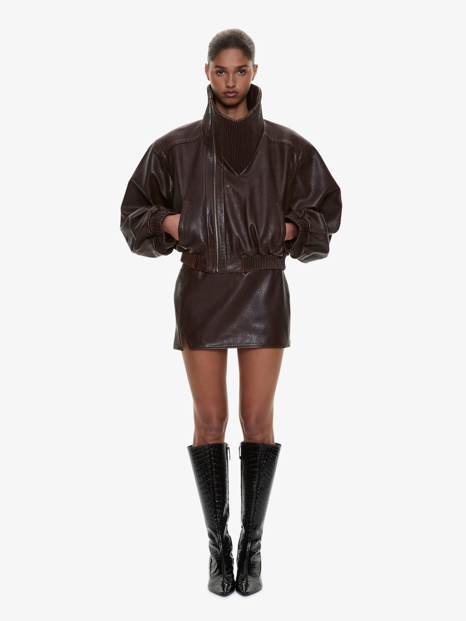 Alfie Leather Mini Skirt