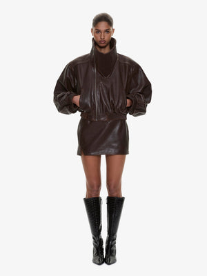 Alfie Leather Mini Skirt
