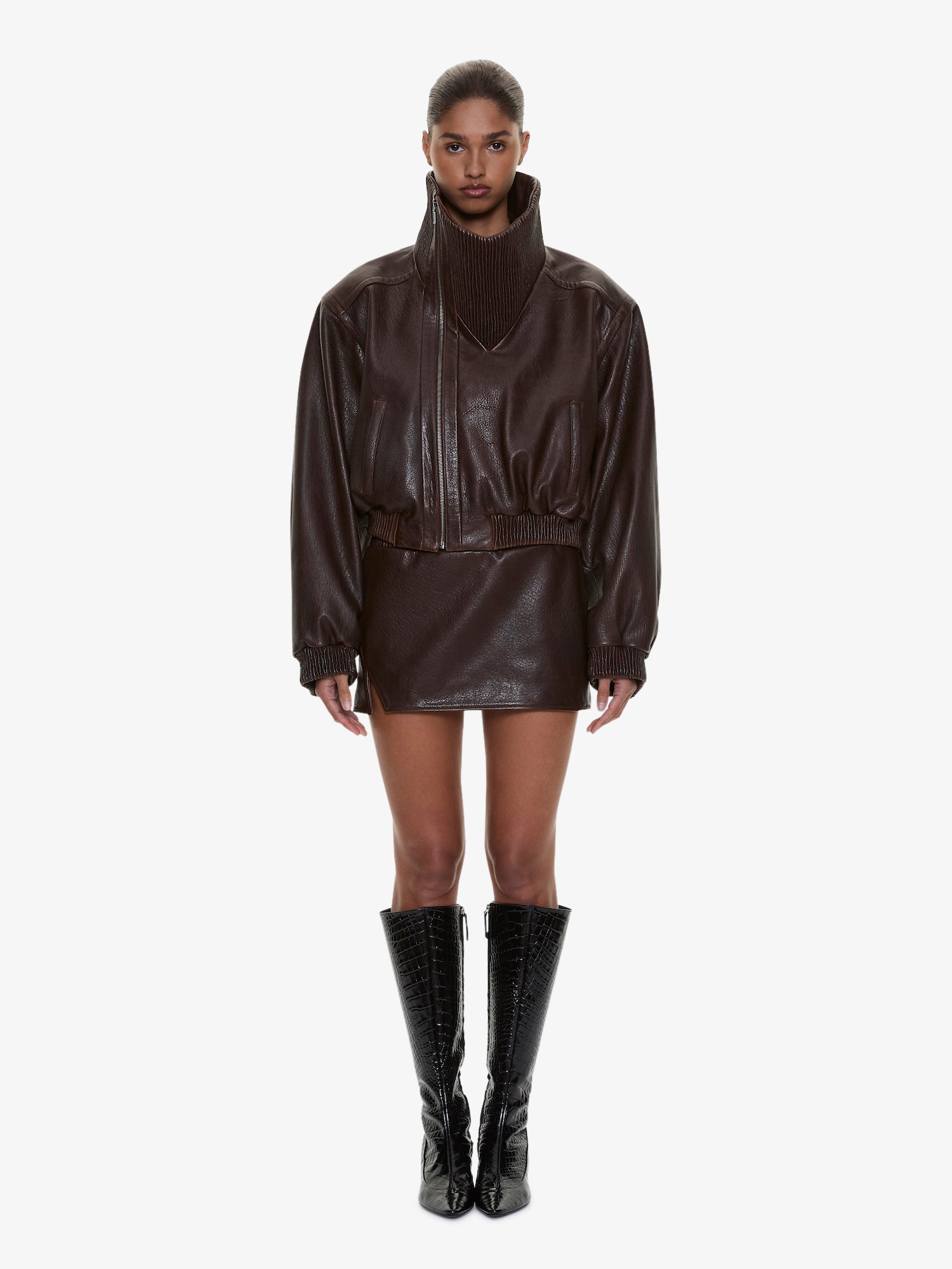 Alfie Leather Mini Skirt