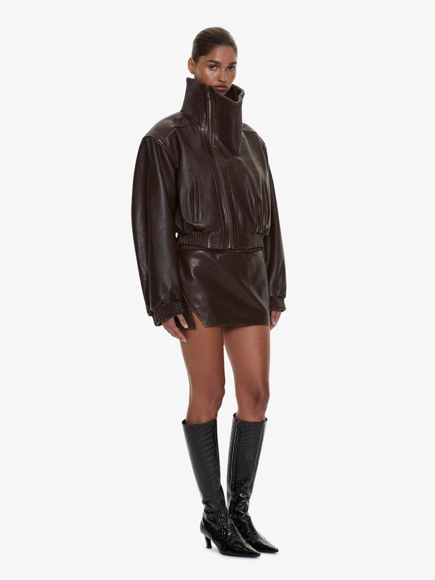 Alfie Leather Mini Skirt