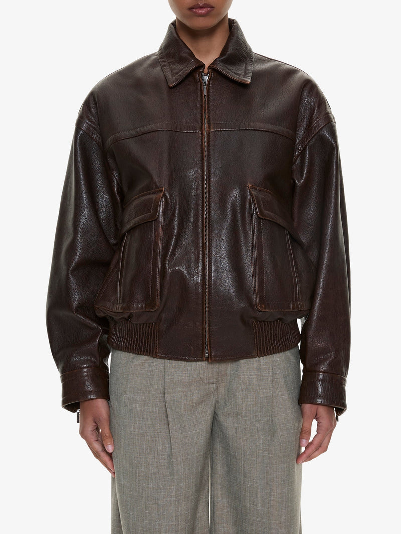 Tropical Wool Leather Waisted Trouser - Image 3