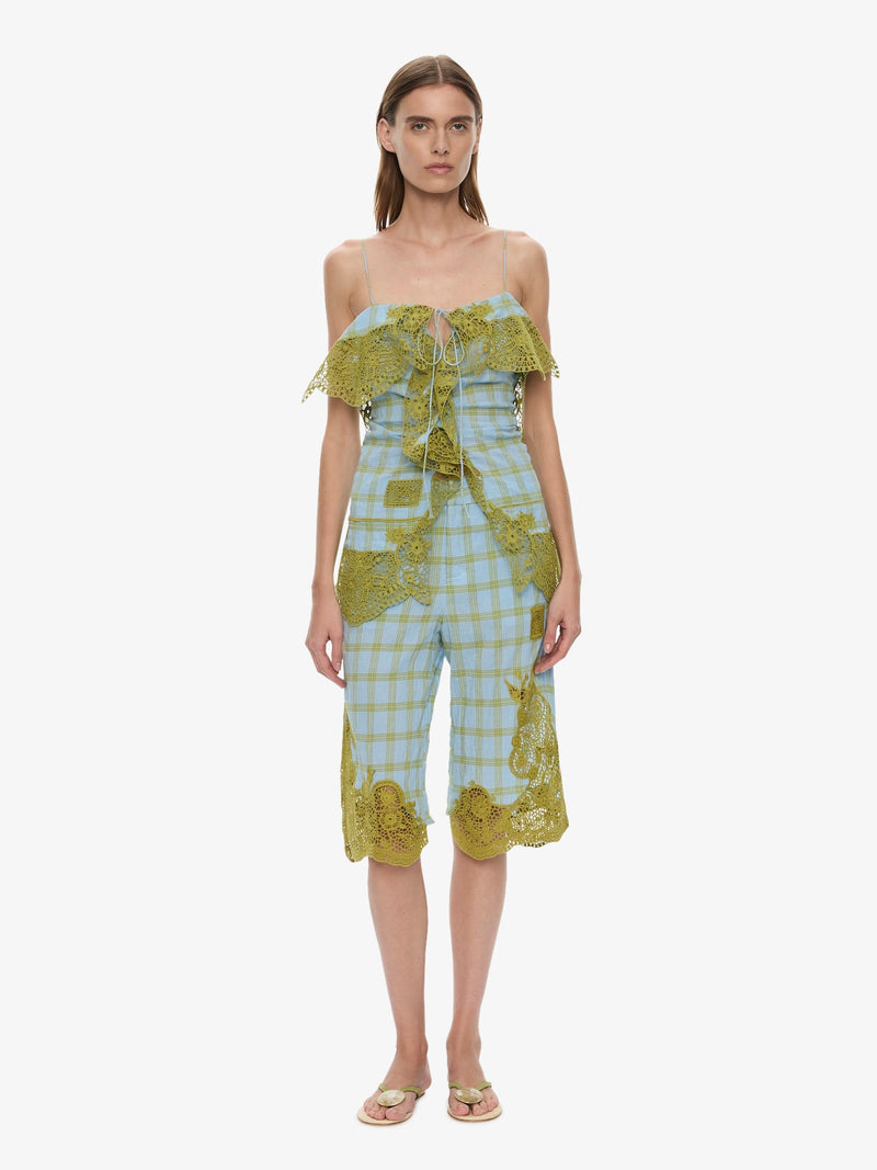 Maya Embroidered Handkerchief Shorts - Image 1