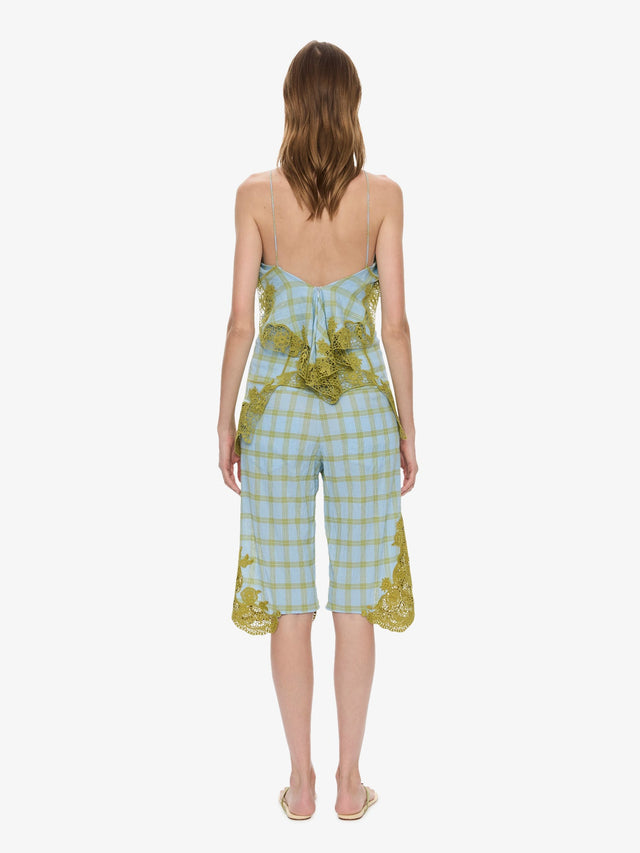 Maya Embroidered Handkerchief Shorts