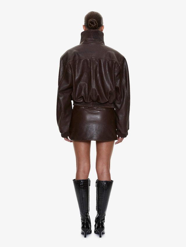 Lunnet Leather Bomber