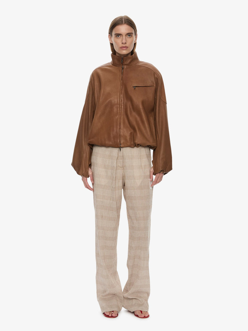 Dannie Leather Bomber - Image 2