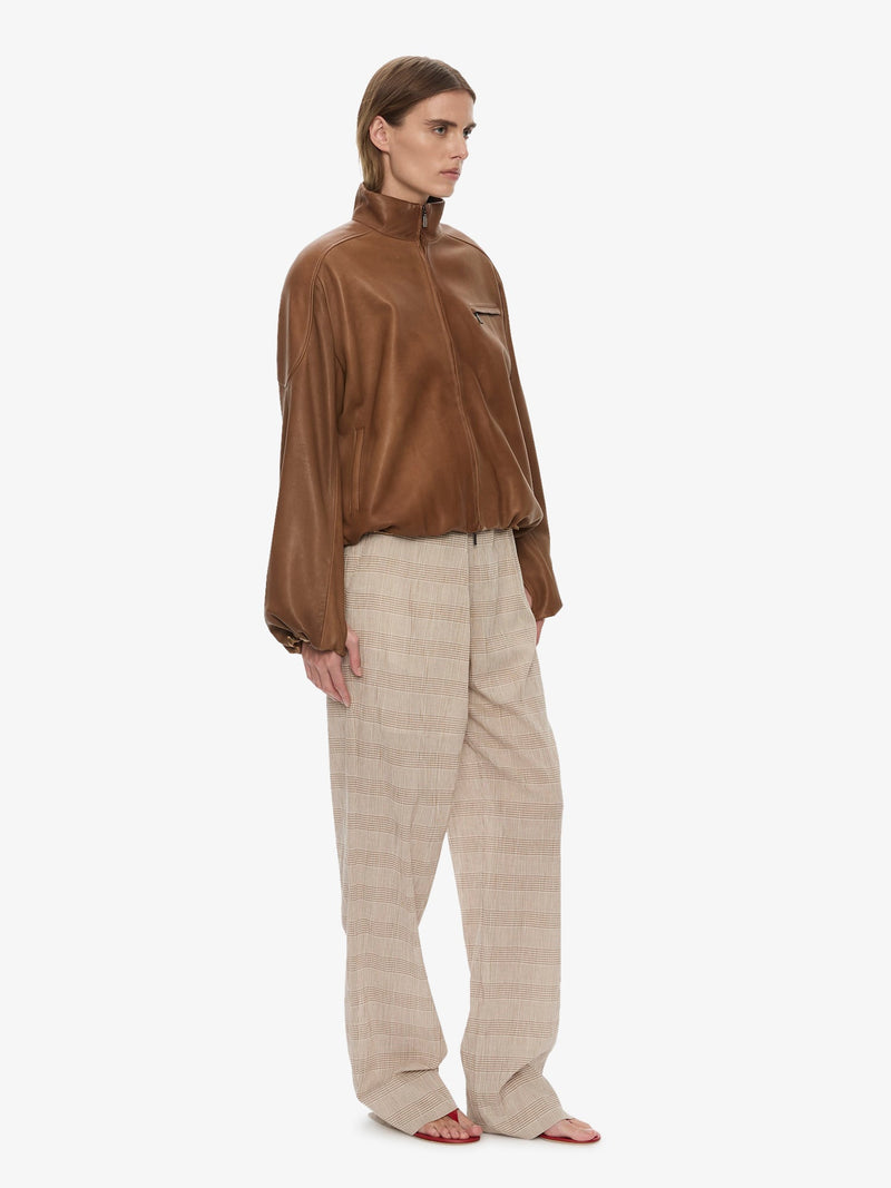 Dannie Leather Bomber - Image 4