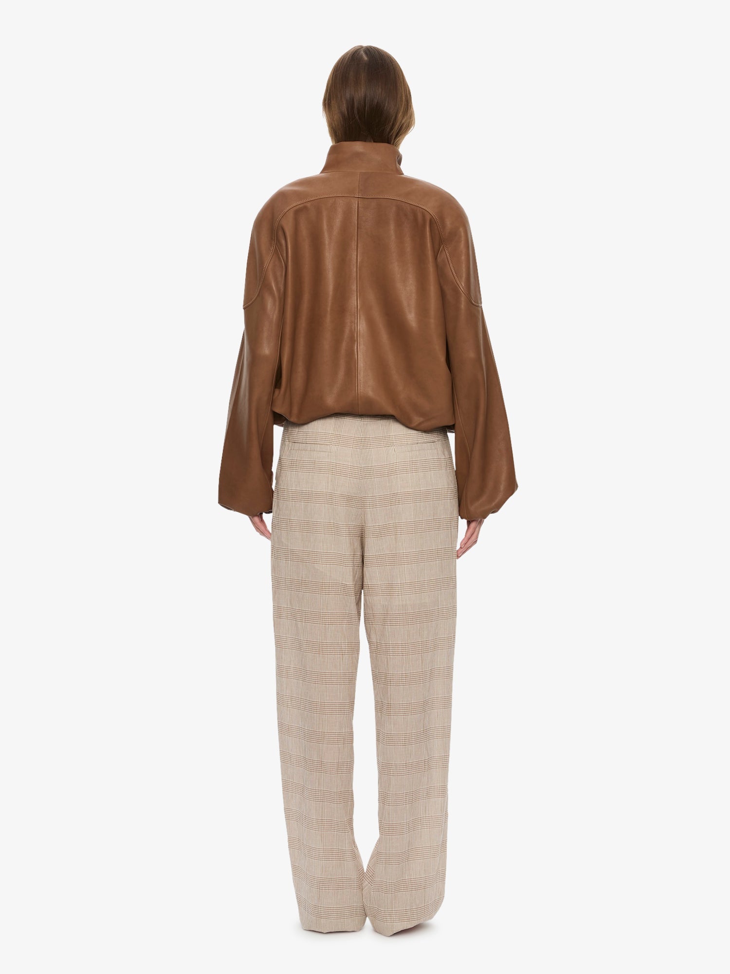 Dannie Leather Bomber