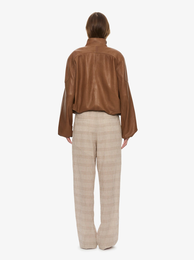 Dannie Leather Bomber - Image 5